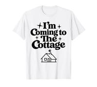 Romance Hockey Couple Meme I'm Coming to The Cottage Drôle T-Shirt