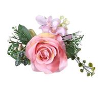 Romance Lot de 4 embrasses de rideaux roses artificielles décoratives pour la maison