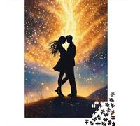 Romance Puzzle 1000 Pièces Educa Jouet en Bois Jeu D'Intelligence Décoration Intérieure Love Theme Jeu Éducatif Challenge Toy Adultes Et Enfants À Partir De 14 Ans 1000pcs (75x50cm)