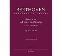 Romances in F major and G major - BOOK