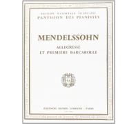 ROMANCES N°6 ET 47 : BARCAROLLE / ALLEGRESSE