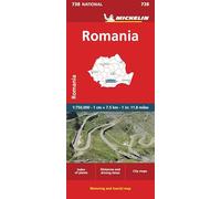 Romania - Michelin National Map 738