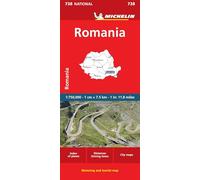 Romania - Michelin National Map 738