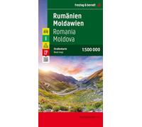 Romania - Moldova Road Map 1:500 000