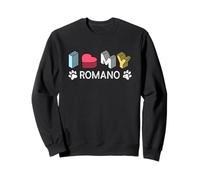 Romano Nom de Chien personnalisé pour Amoureux des Animaux de Compagnie Sweatshirt
