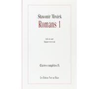 Romans 1. Oeuvres complètes