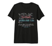 Romans 6:23 Christian Faith Math Equation Salvation Gospel T-Shirt Haut de Gamme