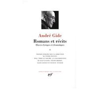 André Gide – Romans et récits – Œuvres lyriques et dramatiques – Relié – Anthologie