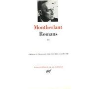 Henry de Montherlant – Romans, Tome II – La Rose de Sable – Gallimard – Relié