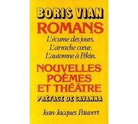 Romans, poèmes, nouvelles et théâtre