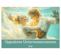 Romans sous-marins opulents (calendrier mural 2026 DIN A4 paysage) calendrier mensuel CALVENDO