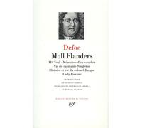 Romans Tome 2 Mme Veal Mémoires dun cavalier Moll Flanders Vie du capitaine Singleton - Daniel Defoe - Gallimard - relié - Roman