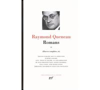 Romans Tome 2 Oeuvres complètes - Raymond Queneau - Gallimard - relié - Roman