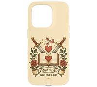 Romantasy Book Club Coeurs enchantés Coque pour iPhone 15 Pro