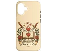 Romantasy Book Club Coeurs enchantés Coque pour iPhone 16