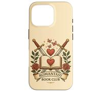 Romantasy Book Club Coeurs enchantés Coque pour iPhone 16 Pro