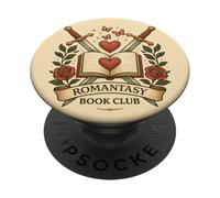 Romantasy Book Club Coeurs enchantés PopSockets PopGrip Adhésif