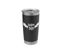Romantasy Dark Romance Book Bat Boy Wings Shadow Daddy Lover Gobelet isotherme en acier inoxydable double paroi