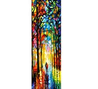 RomantiassLu Belle Moderne carrée Verticale, Peinture sur Toile, peintures sur Toile Traditionnelles, 3 pièces, Europe, peintures murales pour Couloir, Salon Chambre sans Cadre