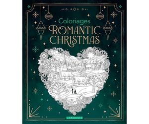 Romantic Christmas Coloriages - Collectif - Larousse - broché - Livre-jeu
