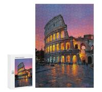 Romantic Colosseum Sunset Puzzle 1000 Pièces Educa Jouet en Bois Cadeau Unique Décoration Intérieure Jeu Éducatif Challenge Toy Adultes Et Enfants À Partir De 14 Ans 300 PCS