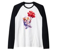 Romantic Corgi Lover Space Art Manche Raglan