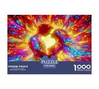 Romantic Couple Puzzle 1000 Pièces Pour Adultes Et Enfants Love Jeu Éducatif Jouets Défi 1000 Pieces Décoration De La Maison - Décoration Murale Cadeaux Cadeau Pour Femme, Homme, Couple Et Amie 38x26c