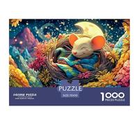 Romantic Mice 1000 Pièces Puzzle Adultes Et Enfants Classiques Cadeau Jeu De Créatif Classiques pour Créatif 70x50cm/1000pcs