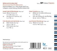 Romantic Music for Men's Choir (Mitten wir im Leben sind) (Carus Classics