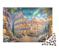 Romantic Nuit du Colisée Puzzle 1000 Pièces Adultes, Cadeau Classique 70x50cm