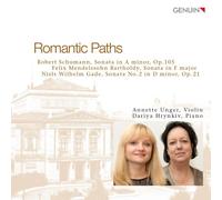 Romantic Paths. Schumann, Mendelssohn, Gade : Sonates pour Violon et Piano. Unger, Hrynkiv.