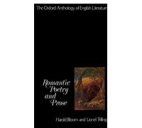 Romantic Poetry and Prose (Poche) Oxford Anthology of English Literature