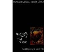 Romantic Poetry and Prose (Poche) Oxford Anthology of English Literature
