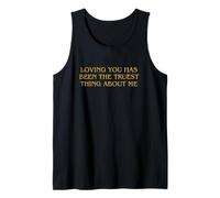 Romantic Quote Loving You Sapphic Bookish Subtle Lesbian Débardeur