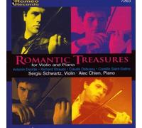 Romantic Treasures for Violin & Piano by Sergiu Schwartz, Alec Chien (2008-09-30)