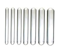 ROMANTICSI Ultra-lisse - Accessoires de massage en verre transparent - Conception des deux extrémités - Facile à nettoyer - 7 tailles - Diamètre 2-5cm - Portable,7/set