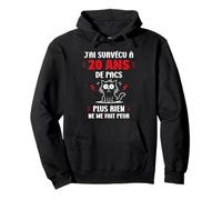 Romantique 20 Ans Couple Anniversaire Humour 20 Ans de pacs Sweat à Capuche