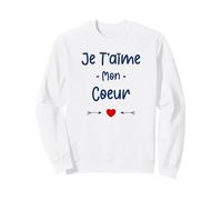 Romantique Coeur Couple Je t'aime Mon Coeur Sweatshirt