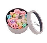 Romantique Rose Fleur Savon Corps Bain Coeur Parfume Petale Mariage Valentine Cadeau Meilleur Boîtier De Decoration Festival Boîte