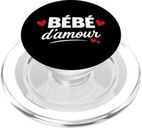 Romantique surnom Bébé d'amour Couple chérie Amour Bébé PopSockets PopGrip pour MagSafe