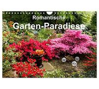 Romantische Garten-Paradiese (Wandkalender 2026 DIN A4 quer), CALVENDO Monatskalender: Die schönsten Gärten in Niedersachsen