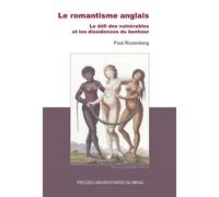 Romantisme anglais Le défi des vulnérables - Paul Rozenberg - Presses Universitaires Du Midi - broché - Essai