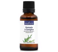 ROMARIN À CAMPHRE BIO - 30mL - Huile Essentielle de Qualité Premium - 100% Pure, Naturelle, garantie ChromaCert® - Chémotypée & Intégrale