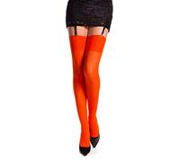 Romartex Bas 40 deniers opaques unis de, XL, orange