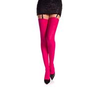 Romartex Bas 40 deniers opaques unis de, XL, rose