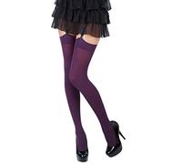 Romartex Bas porte-jarretelles en microfibre 40 deniers De nombreuses couleurs et tailles au choix - Violet - 38