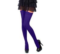 Romartex Bas Pour Porte Jarretelle en Microfibre 40 DEN, M, bluet