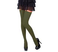 Romartex Bas Pour Porte Jarretelle en Microfibre 40 DEN, M, vert