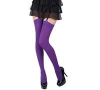 Romartex Bas Pour Porte Jarretelle en Microfibre 40 DEN, M, violet