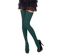 Romartex Bas Pour Porte Jarretelle en Microfibre 40 DEN, S, vert foncé